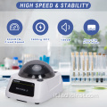Macchina mini centrifuga da laboratorio display LCD